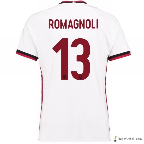 Camiseta AC Milan Replica Segunda Ropa Romagnoli 2017/18